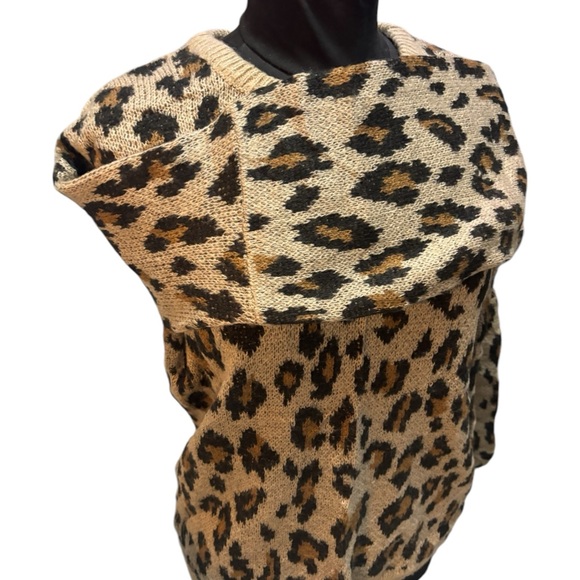 Amuse society leopard print sweater - Picture 4 of 5